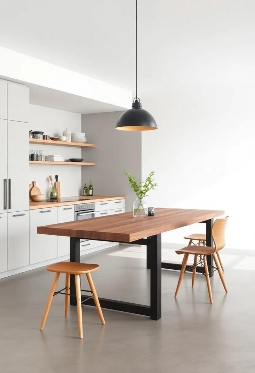 Incorporating Industrial Kitchen Tables into Various Interior Styles