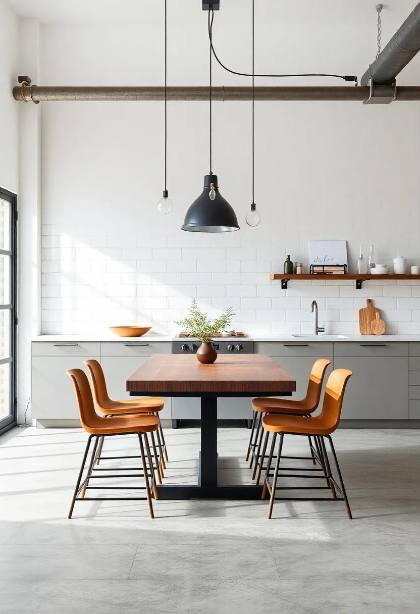 Infusing Your Kitchen with Character through Unique Table ⁣Designs