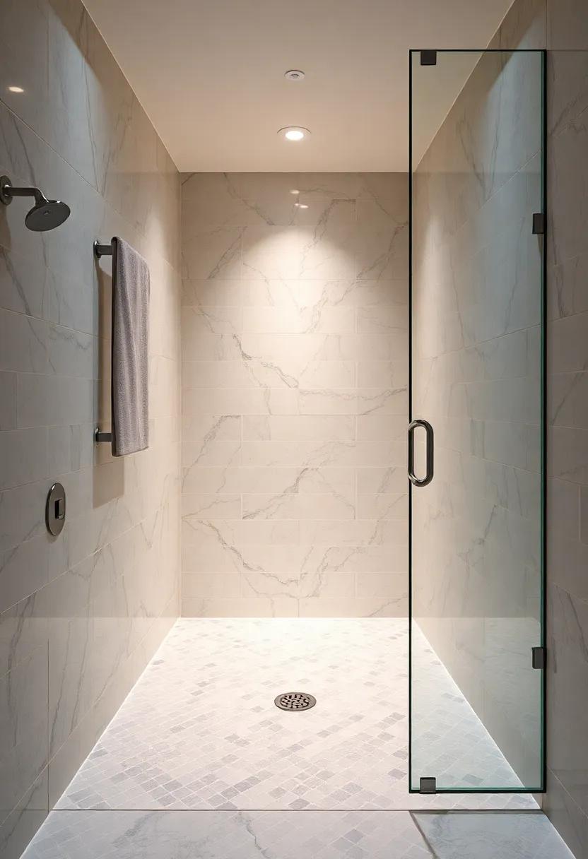 Hidden lighting: Illuminating Your Walk-In Shower for a Soothing Glow