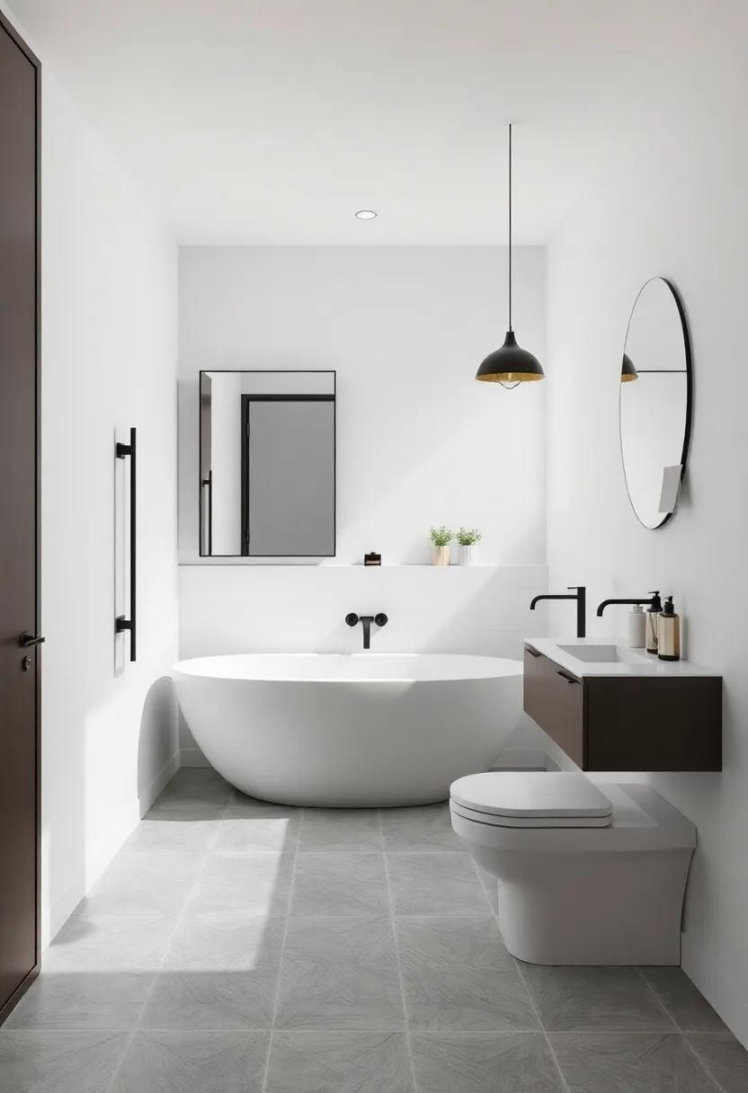 Achieving a Seamless Flow between⁤ Bathroom Areas ⁣with Design