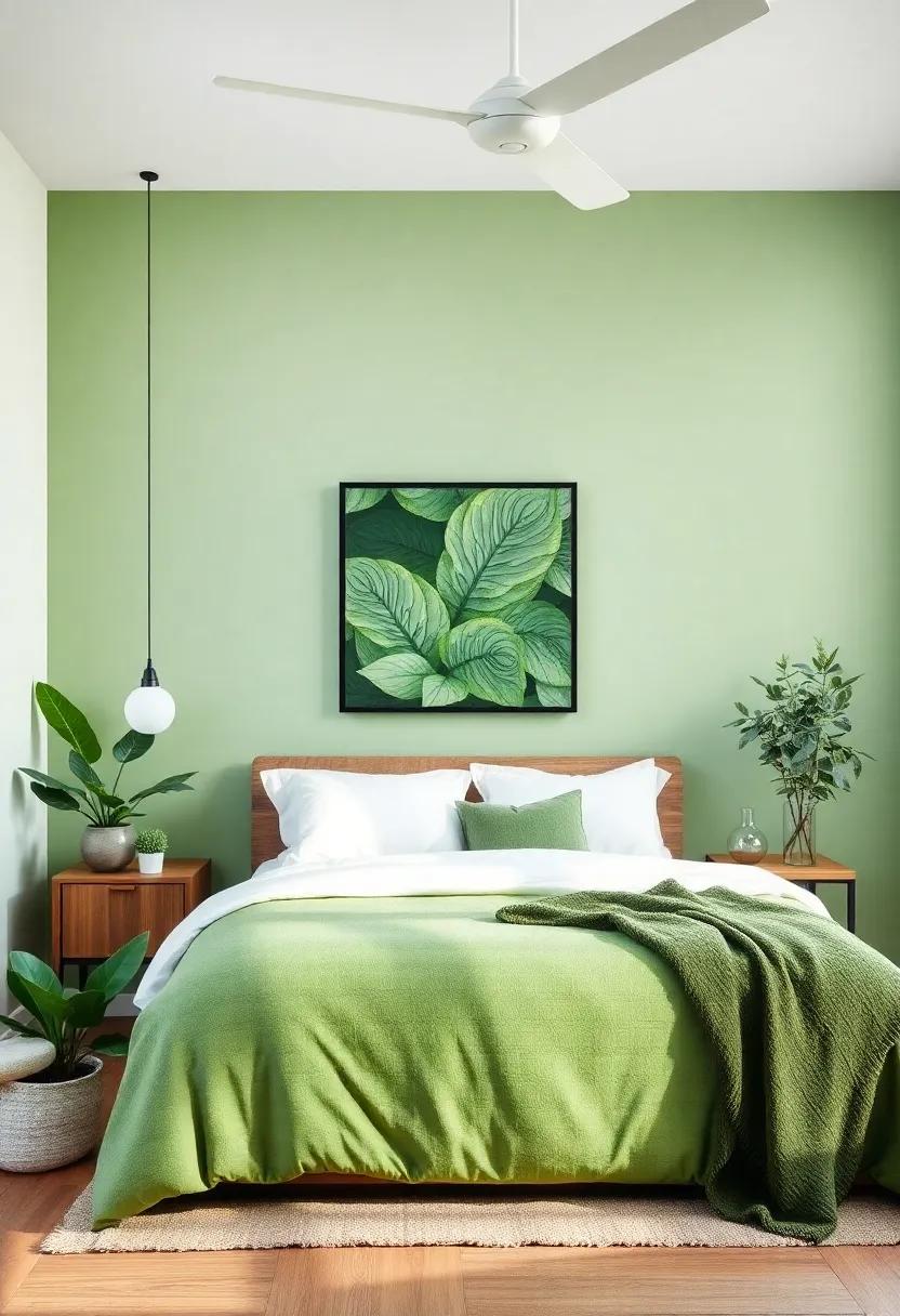 Inviting Nature Indoors: Earthy Greens for a Refreshing⁢ Retreat