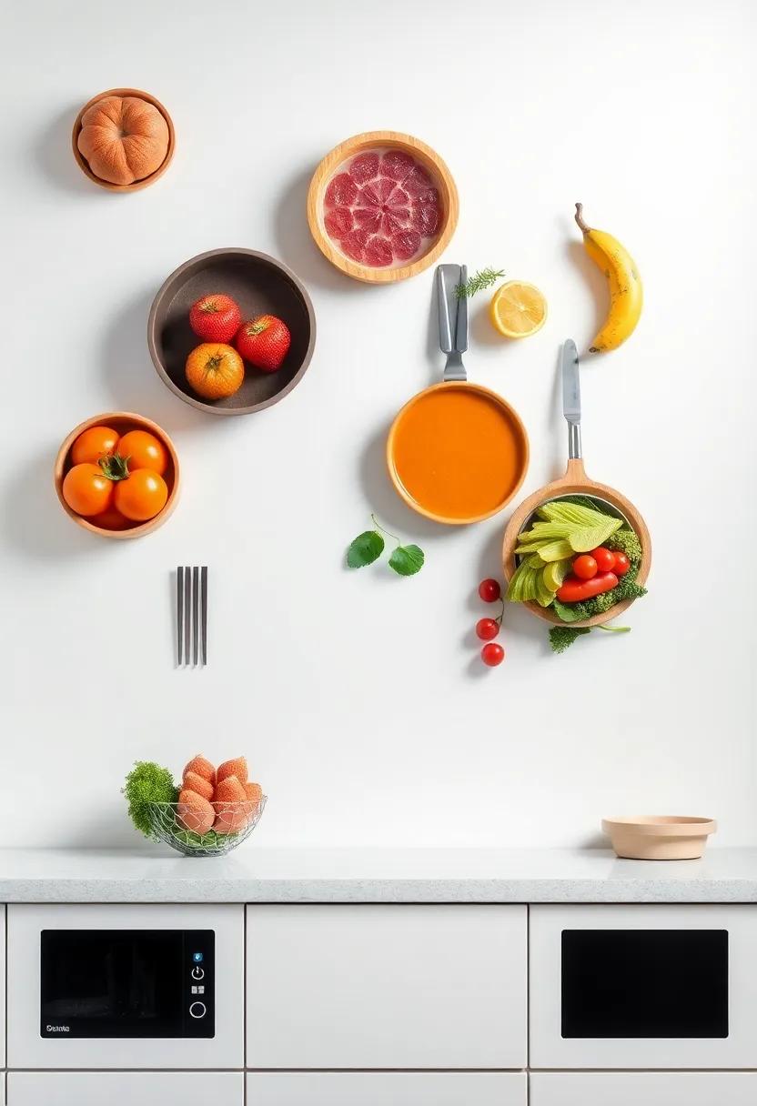 Artistic Food Arrangement: A Culinary ‍Display for Your Walls