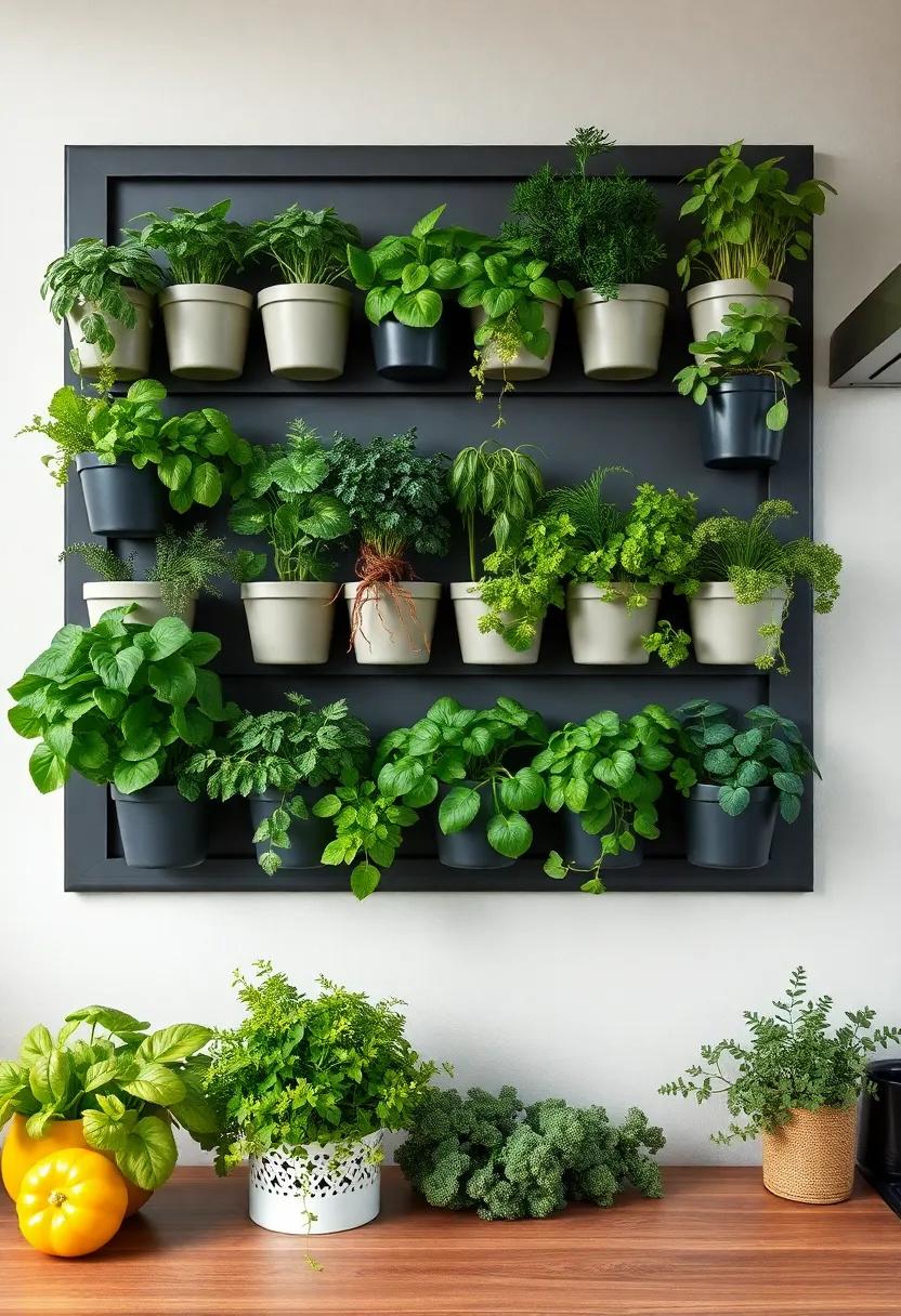 Wall-Mounted Herb Gardens: Combining beauty⁢ and Freshness