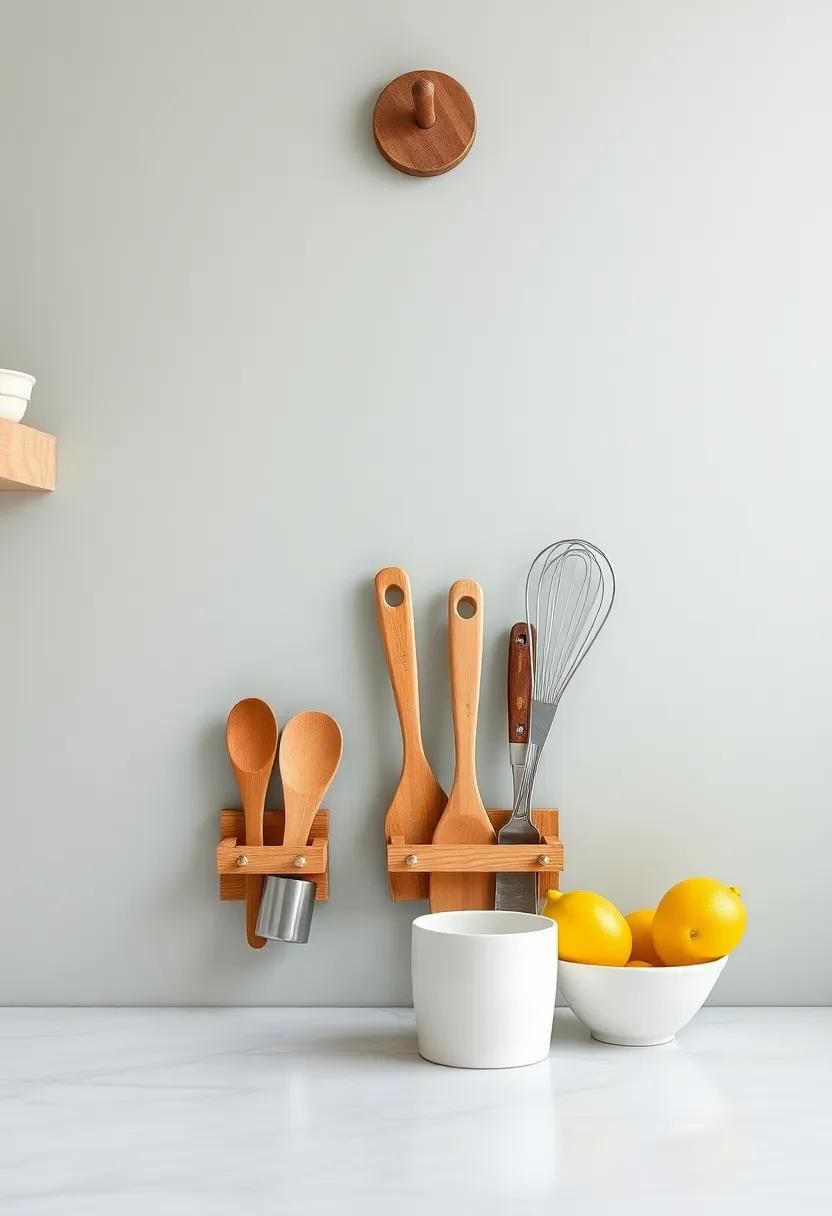 Creative Wall-Mounted Utensil‍ Holders for a Practical ⁣Yet Attractive Space