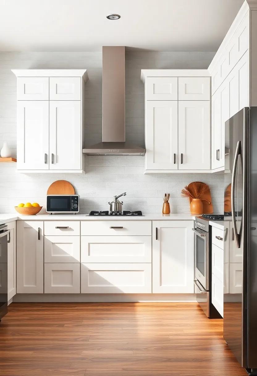 Blending Modern Appliances with cozy Cabinetry Styles