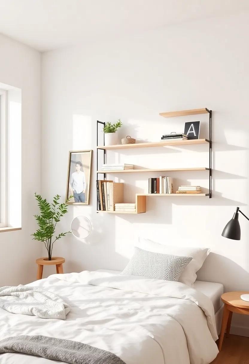 Expanding Vertical Space: Creative Use of Shelves and Wall Racks for Small Bedrooms