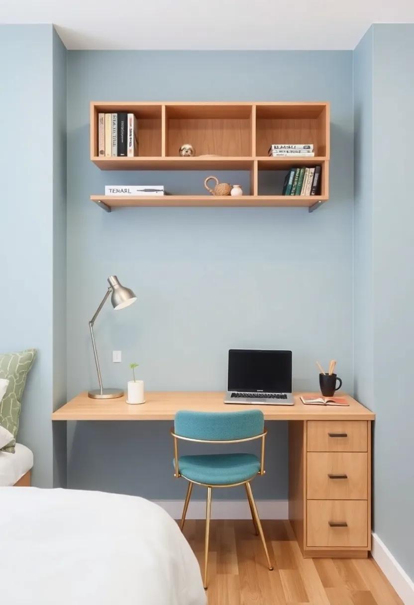 Wall-Mounted Desks: Space-Saving Workstations ‌That Conserve Floor​ Area ‌in Small Bedrooms