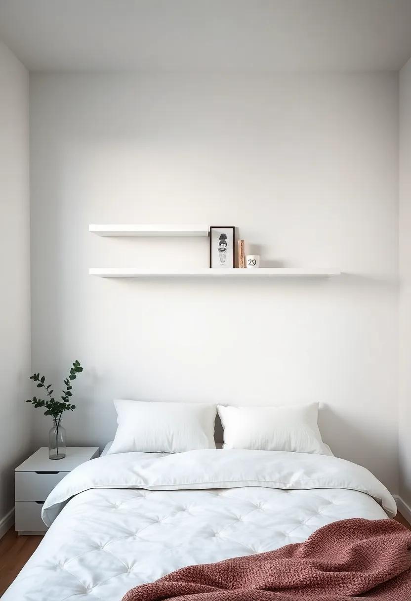 Floating Luxury:⁣ Sleek Shelves That Enhance Minimalist Aesthetics