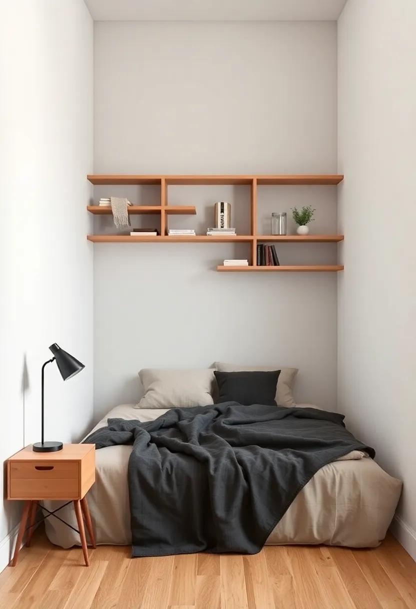 Maximizing Corner Spaces With Stylish Angled ​Wall shelves For Storage