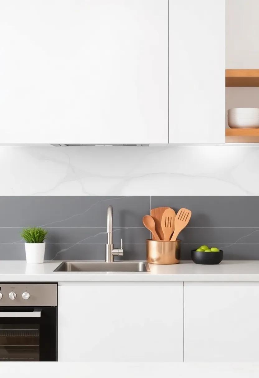 Minimalist Elegance: ⁣Sleek Backsplashes for the Modern Minimalist