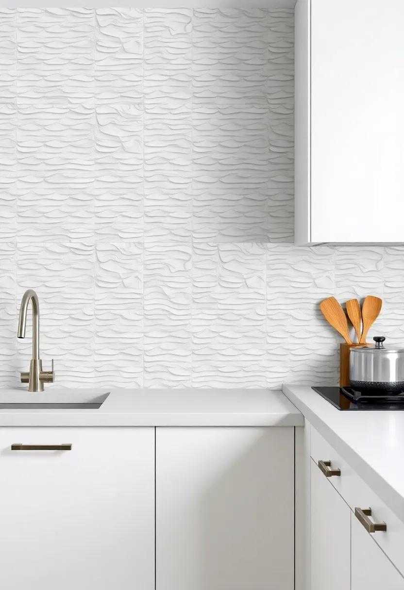 Subtle Textures: ⁤Incorporating ⁢3D Tile Designs for‍ Added ⁣Dimension