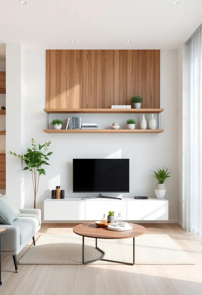 Innovative Floating​ Shelf Concepts for Modern‍ Small Living Rooms