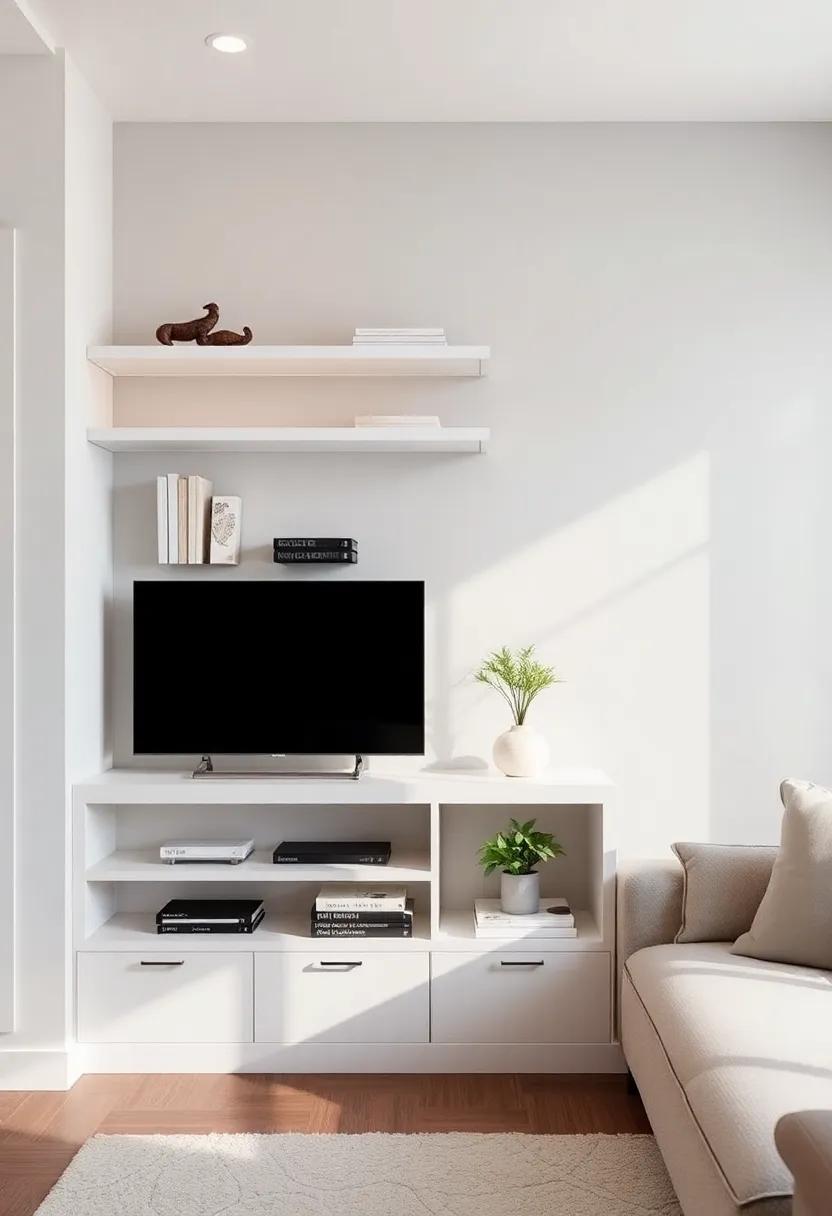 Emphasizing‍ Open⁣ Shelving for ​a Light​ and Airy Living ⁣Room Feel