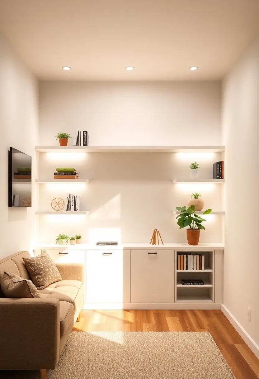 Lighting Ideas⁣ to⁤ Brighten and Enhance Your Built-In Shelving