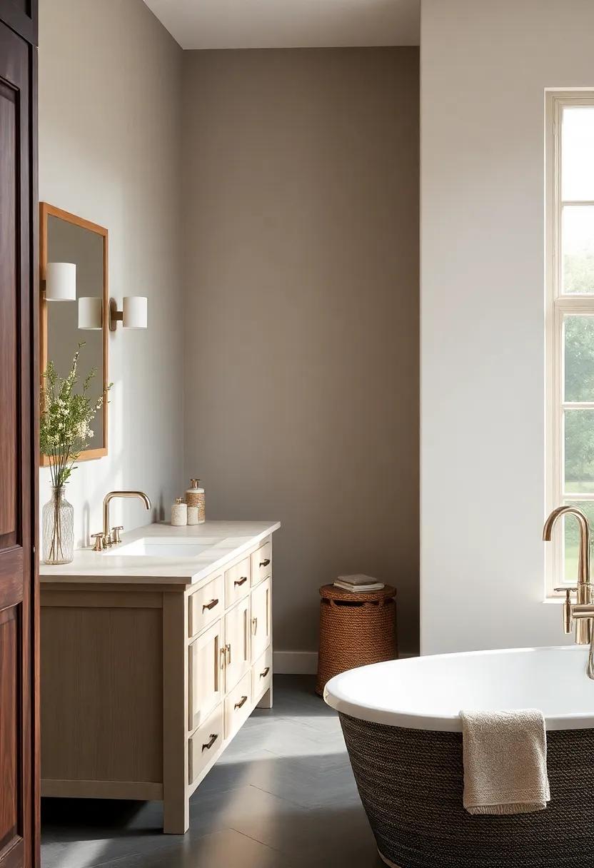 Farmhouse Chic: Combining Rustic Vanities With Elegant tubs