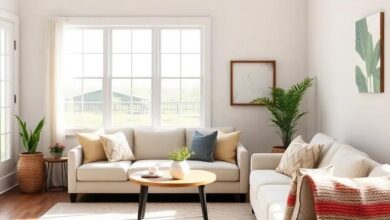 Embrace Comfort: Designing a Cozy Farmhouse Living Room with a Welcoming Seating Area