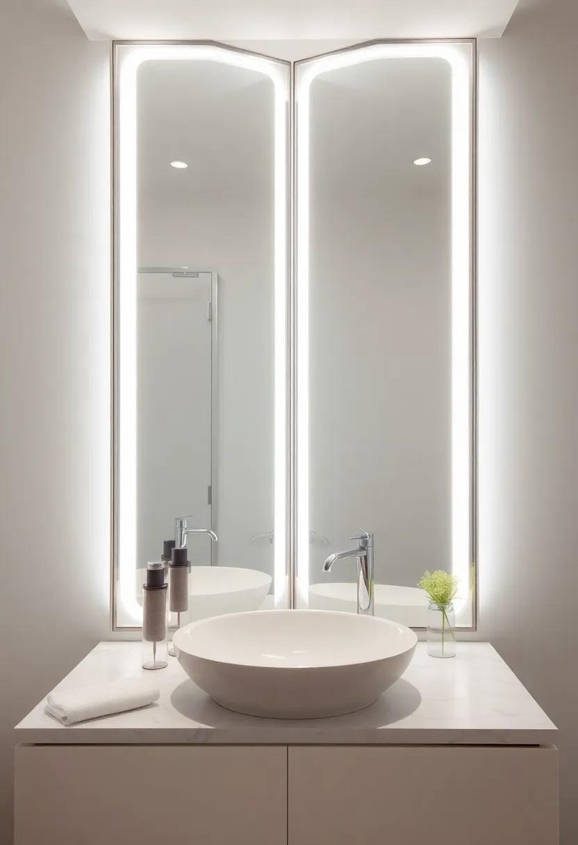 Illuminated Reflection: Incorporating Backlit Mirrors​ for a Soothing ‍Glow