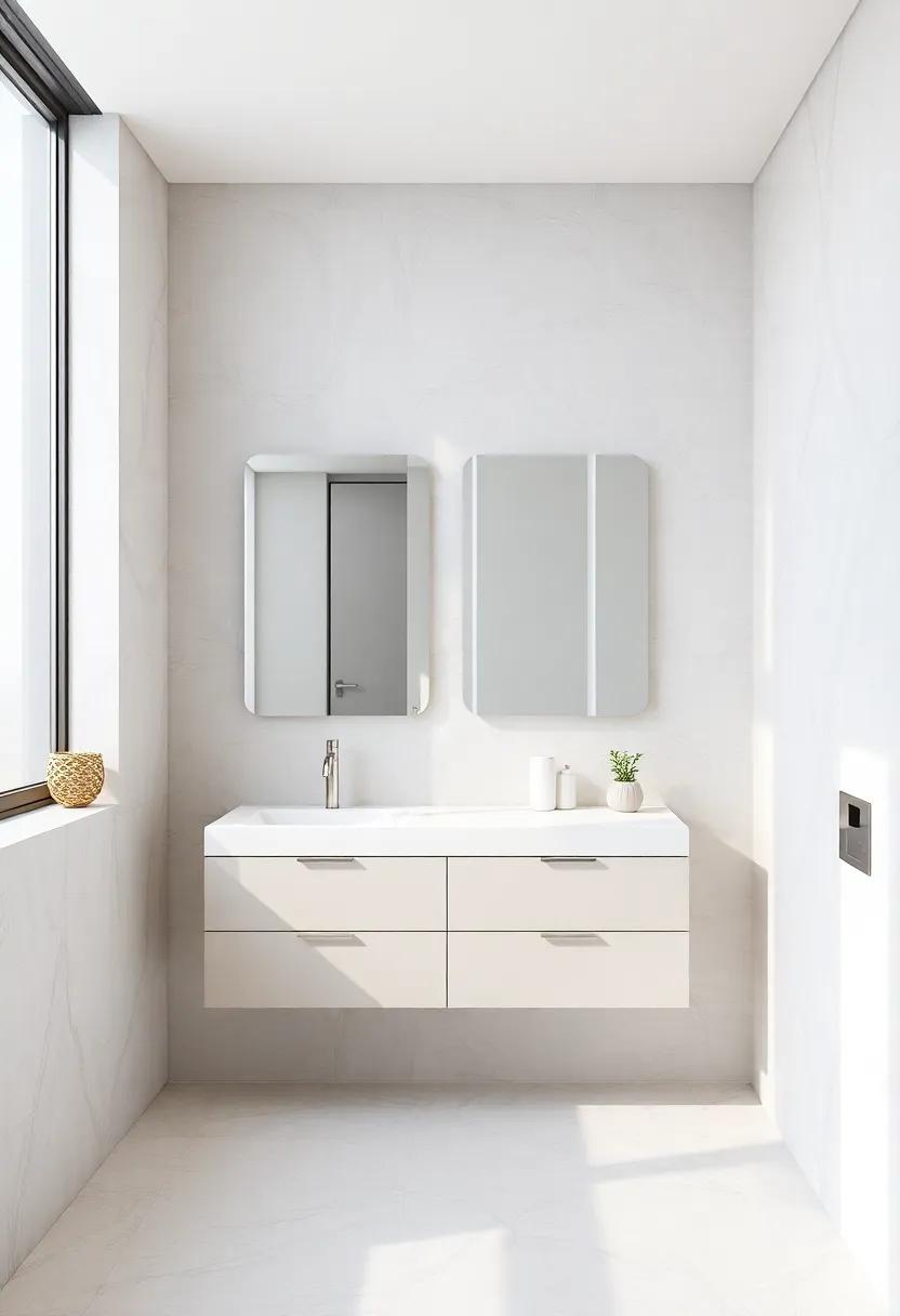 Floating Vanities ‍for ‌a‍ Modern and Airy look