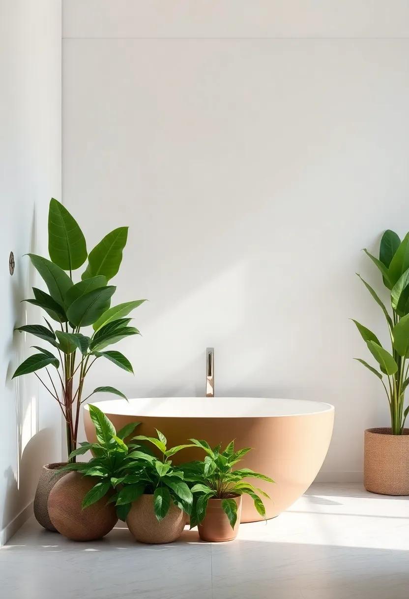 Lush Greenery and indoor Plants to Enhance Serenity