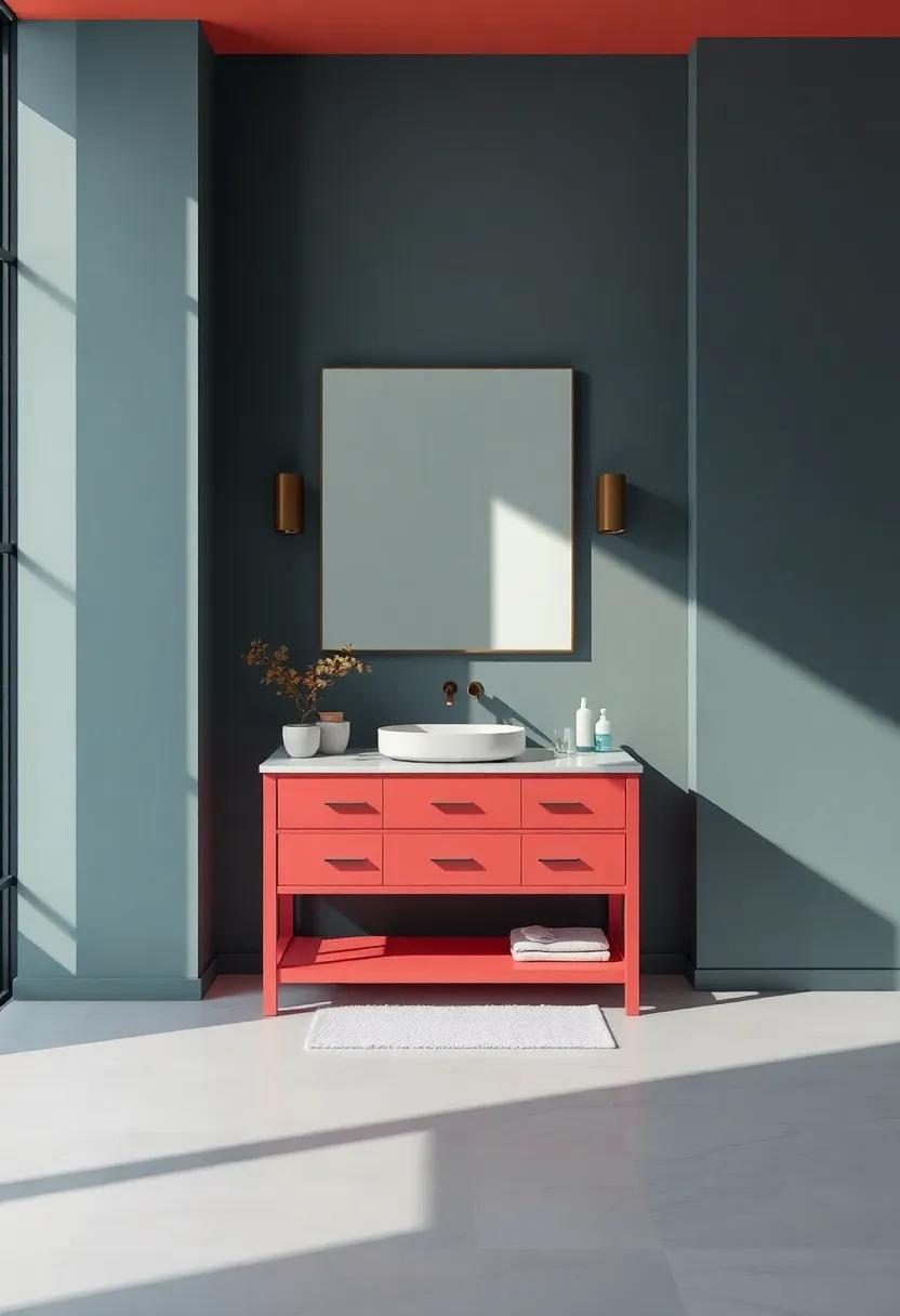 Bold⁢ Colors: Vibrant Vanity ⁤Designs That make ⁢a Statement in⁢ Your Space