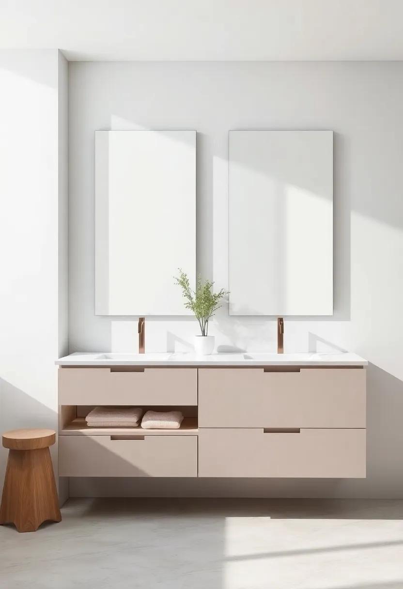 Elevate Your Space⁣ with‍ Modern​ Minimalist Vanity Inspirations‍ for Sleek‍ Interiors