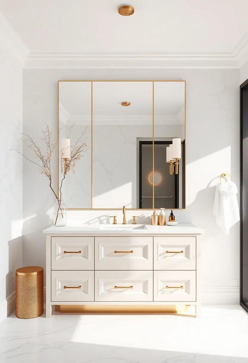 Luxurious Glam: Opulent Vanity Designs for a Touch of ‍Elegance in Your Bath