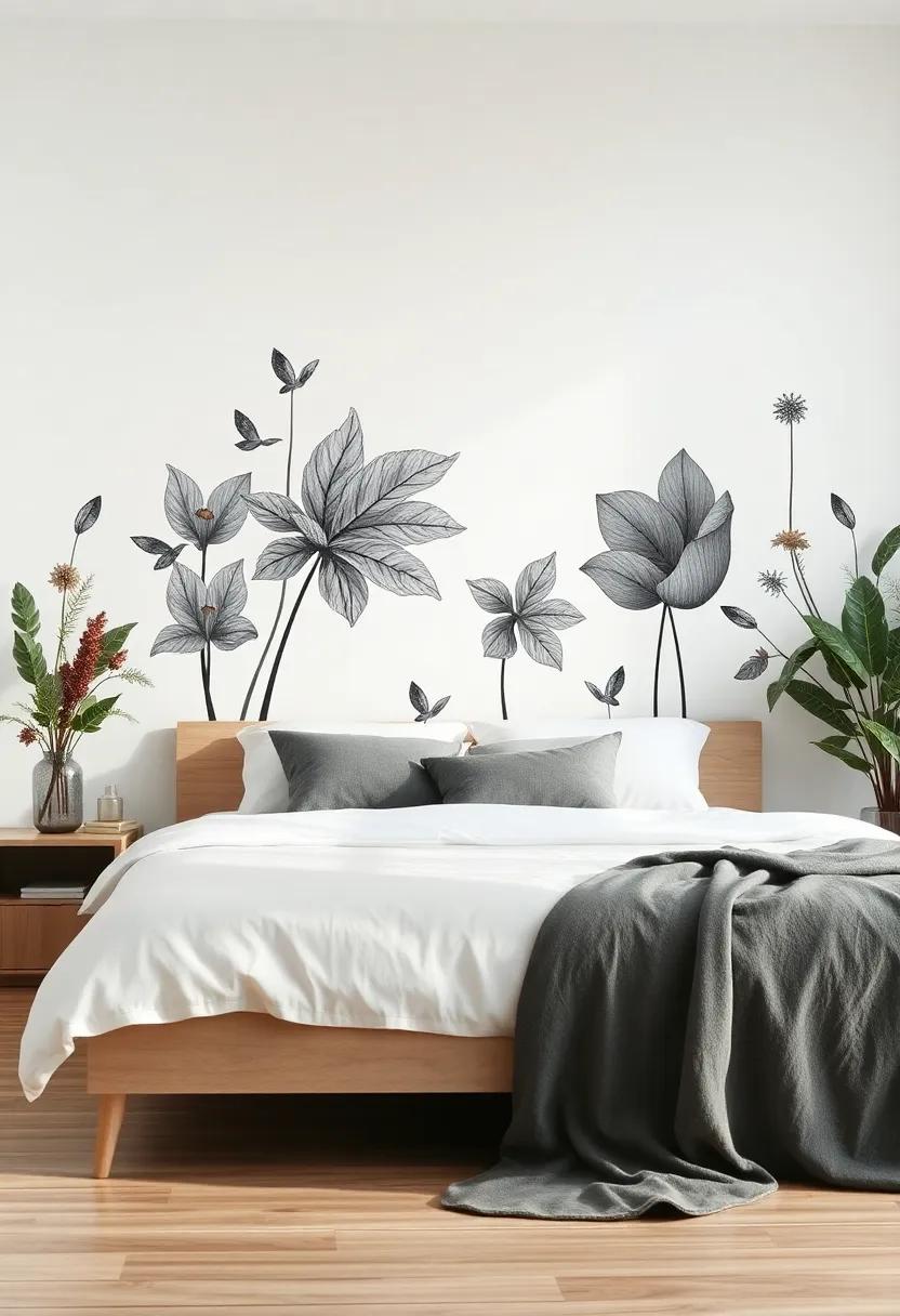 Transform Your Space With Bold‌ Botanical Wall Decals That Enrich Your Bedroom Atmosphere