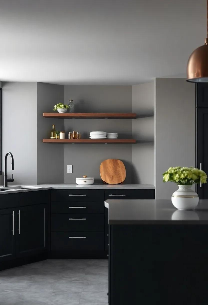 Finding⁤ the Perfect Shade of gray to Complement Black Cabinets