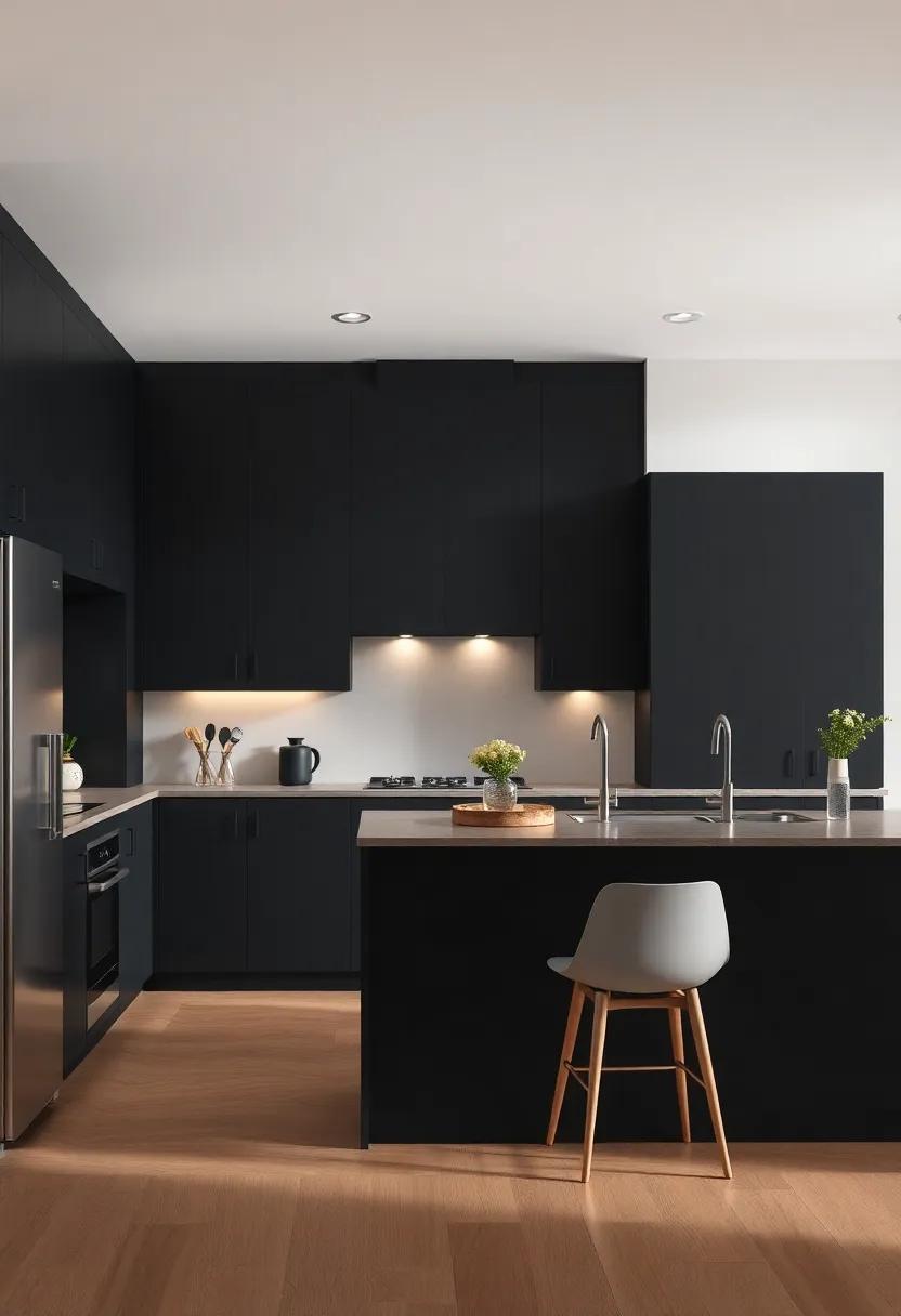 creating a‌ Cozy​ Atmosphere with ‌Black U-Shaped ‍Kitchen Layouts