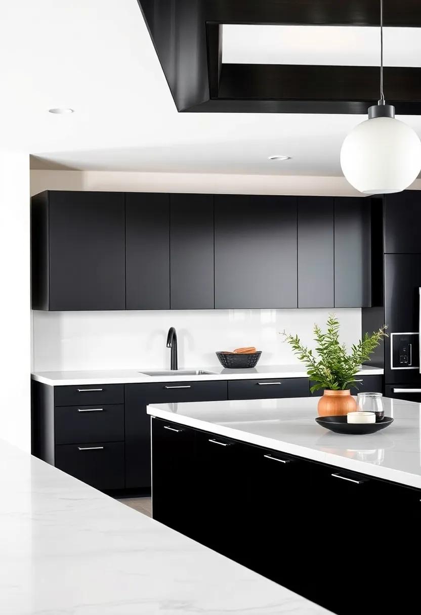 Exploring Color Psychology ‍with Black Cabinets in home⁣ Spaces