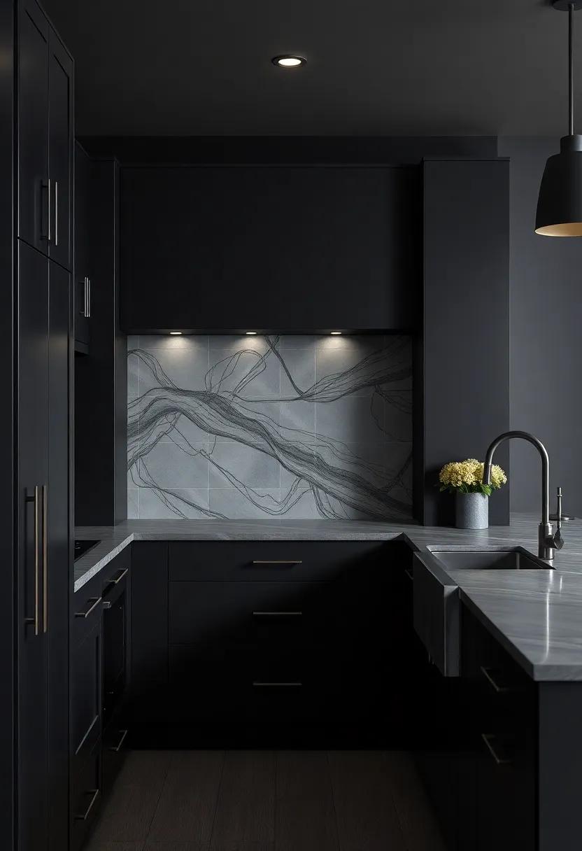 Incorporating Textures to Add ‍Depth to Black ‌Cabinet Designs