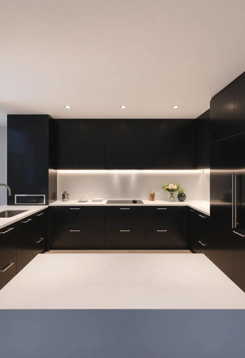 Sophisticated​ Lighting Ideas to Enhance Black Cabinetry