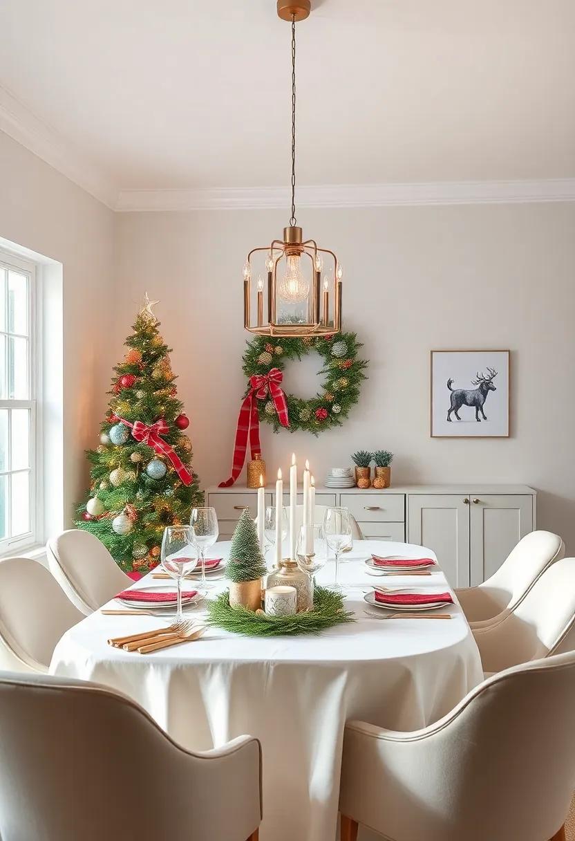 A Cozy Gathering ‍Space Infused With Holiday Spirit