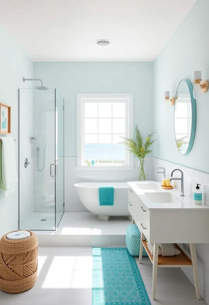 Coastal Vibes: Bringing the Outside In⁣ with Turquoise