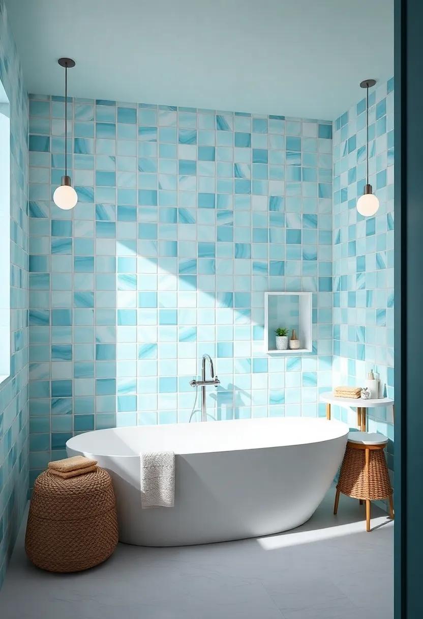 Crafting a Serene Atmosphere with Turquoise Tiling Options