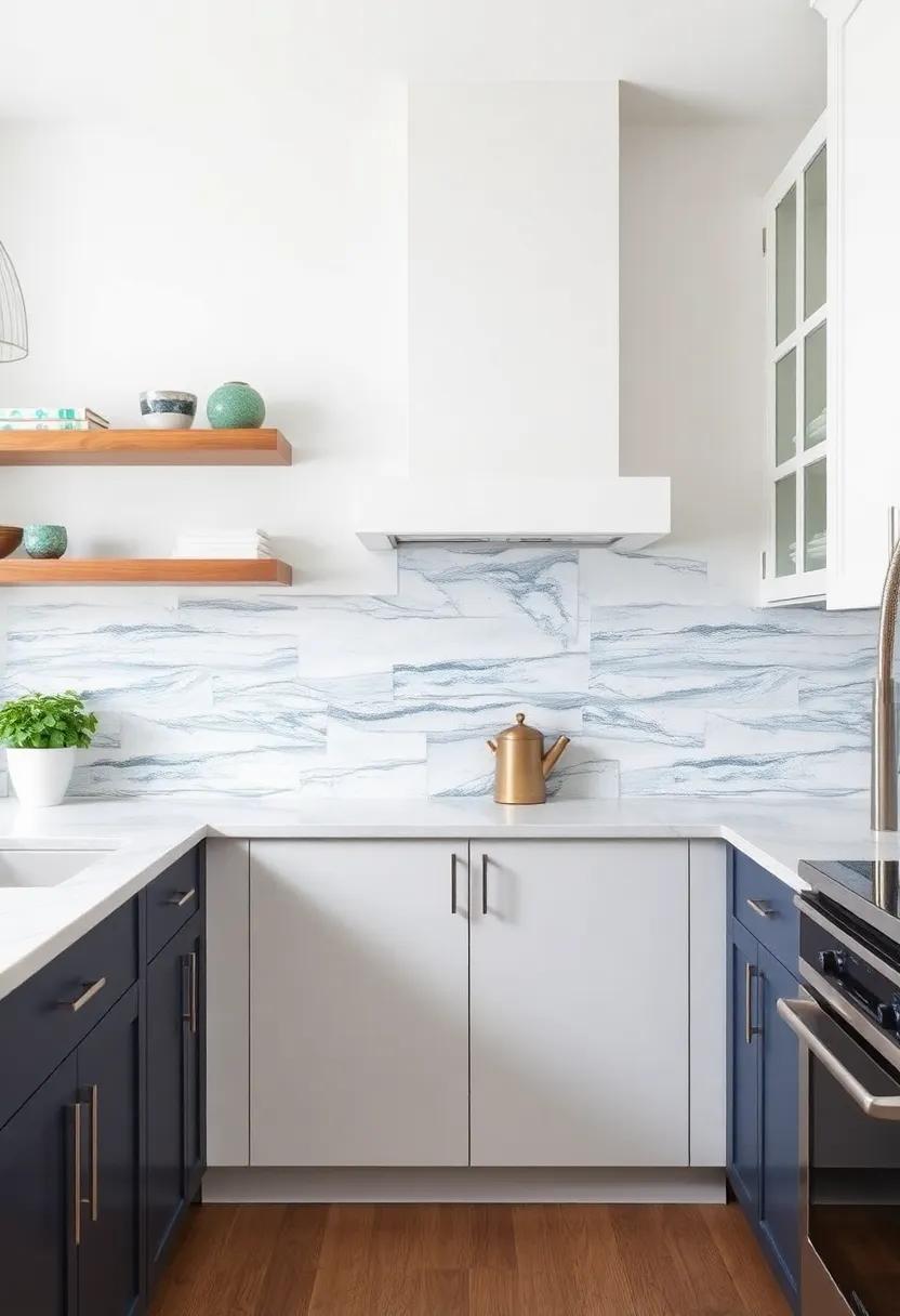 Stylish Focal Points with Bold, Colorful Backsplash Statements