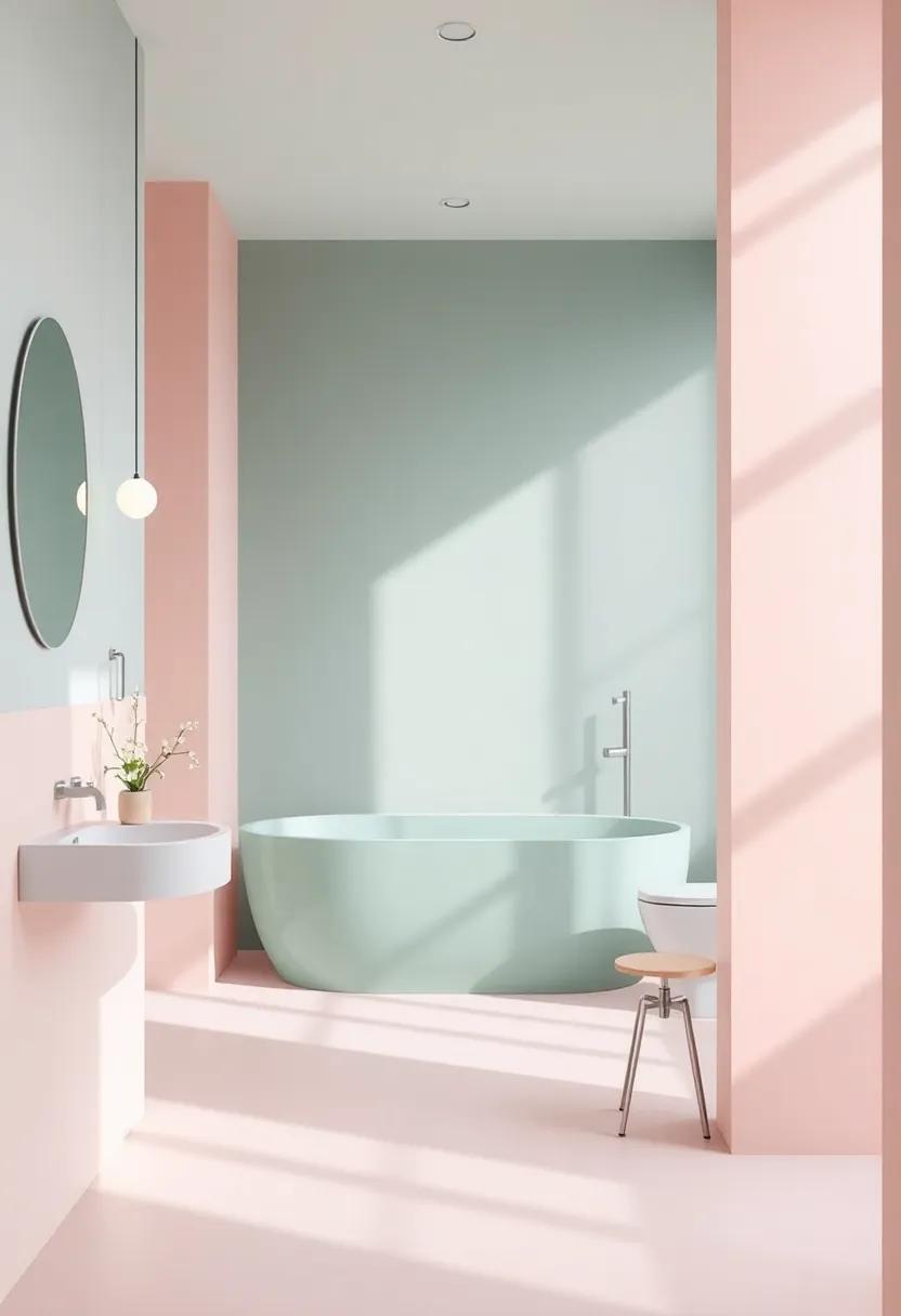 The Allure of Pastel Shades⁤ for a Soft and Serene Bathing Experience