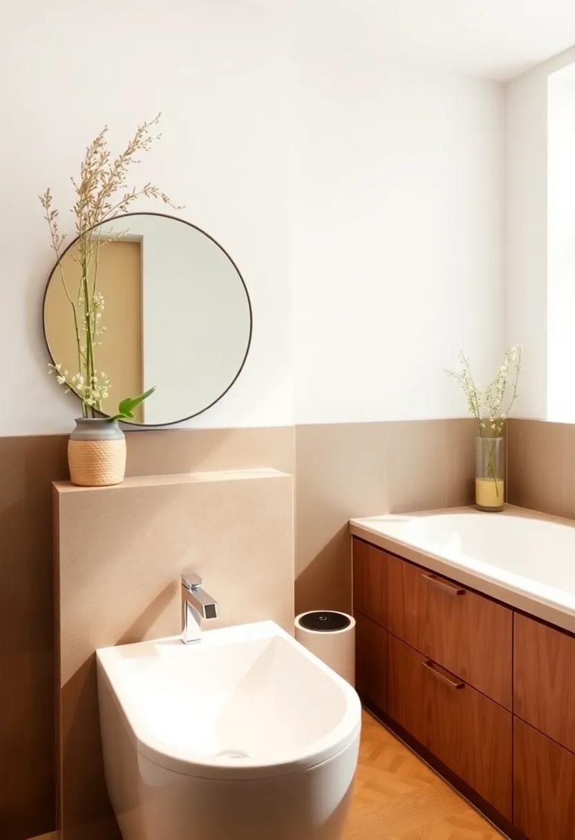 Embracing Earthy Tones ⁢for a Calming and Natural Bathroom Environment