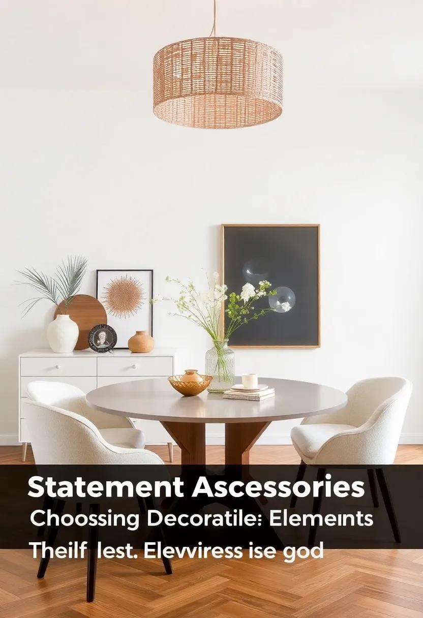 Statement Accessories: Choosing Decorative⁢ Elements That Elevate Space