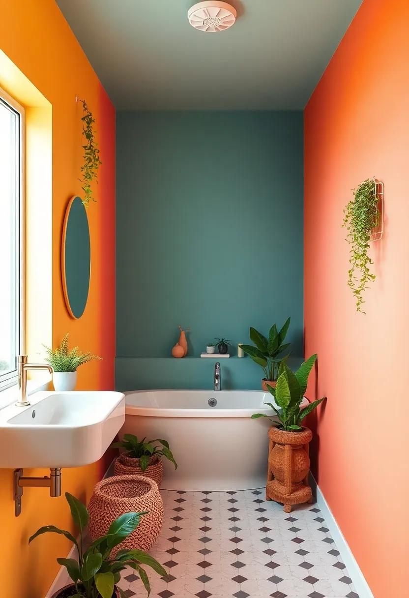 Using Plants and Greenery to Enhance Eclectic Bathroom Themes