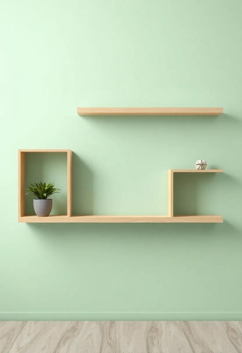 Unique Floating shelf ⁣Shapes for a Modern⁤ Living Room Twist