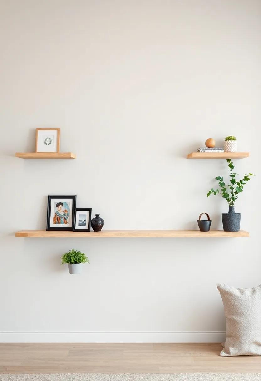 Showcasing Treasured Collectibles on‍ Stylish‍ Floating Shelf Installations