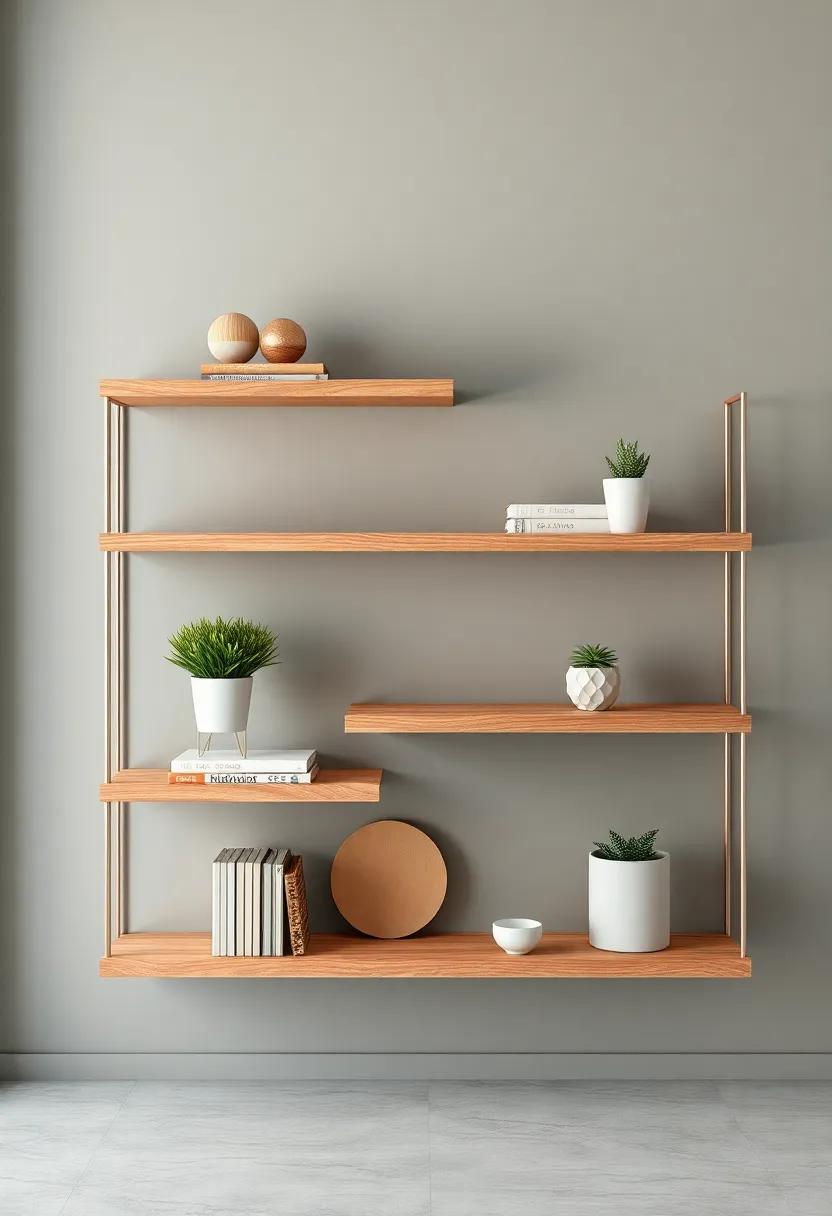 Layering⁤ Textures: Combining Wood and Metal in ​Floating Shelf Design