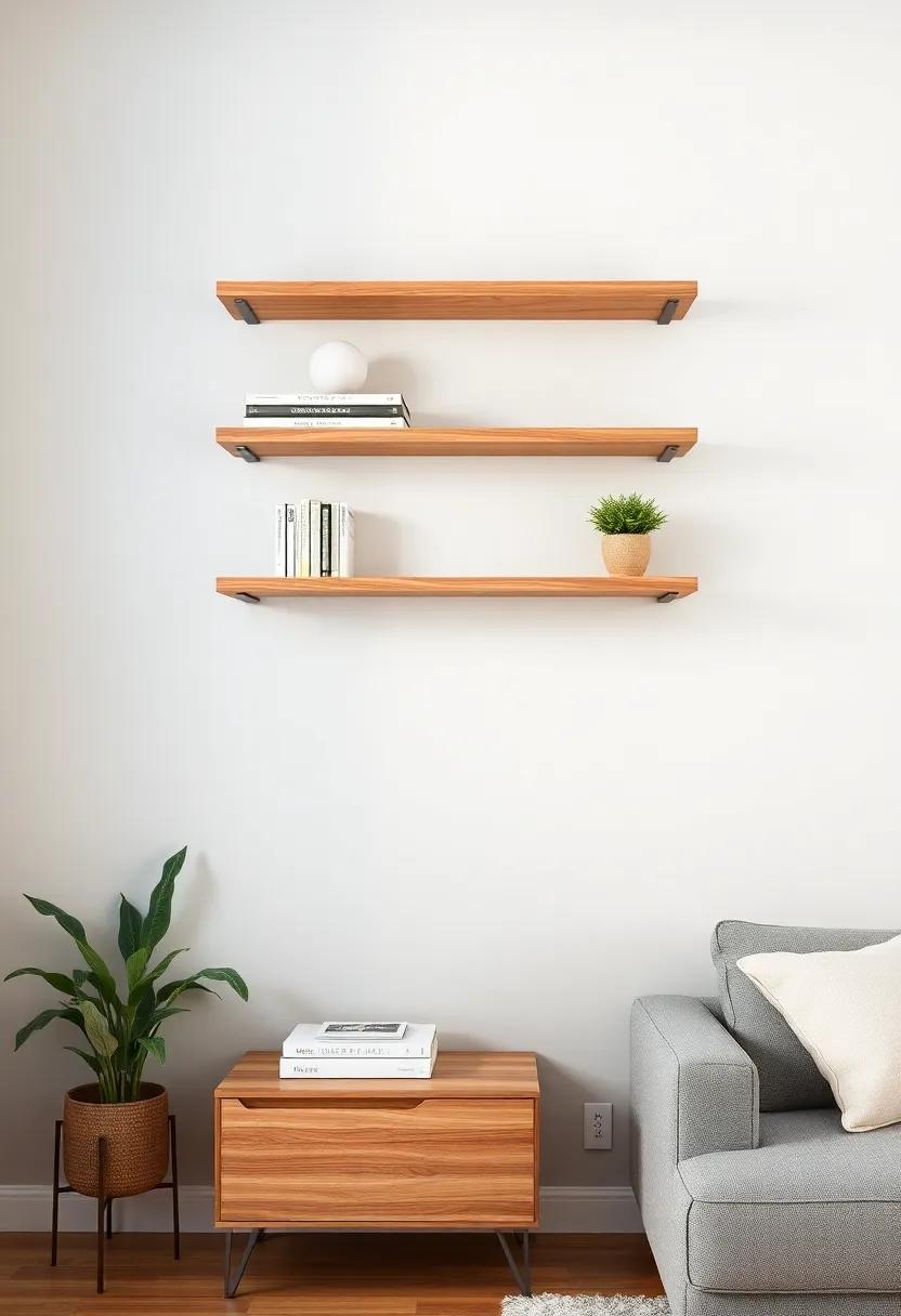 Emphasizing Vertical‍ Space: Creative Ways⁣ to‍ Use Floating Shelves