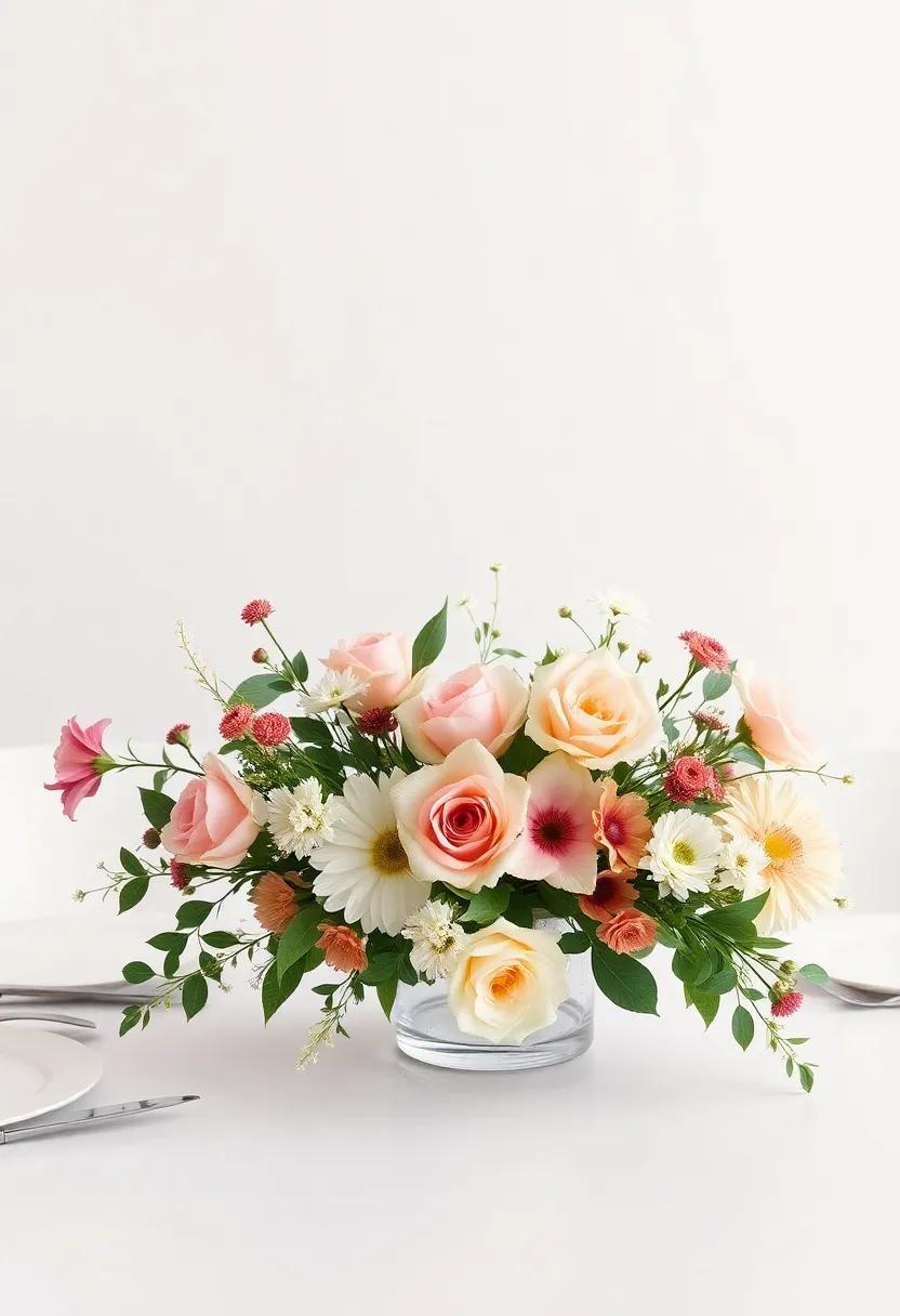 Minimalist Arrangement Creating Stunning Simplicity with Few Floral Elements