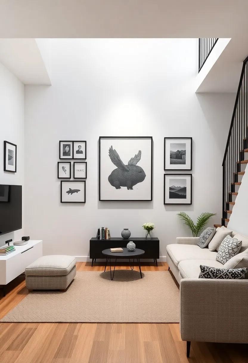 Under-Stair Gallery⁢ Walls: ⁣personalized Displays ​for Unique Style