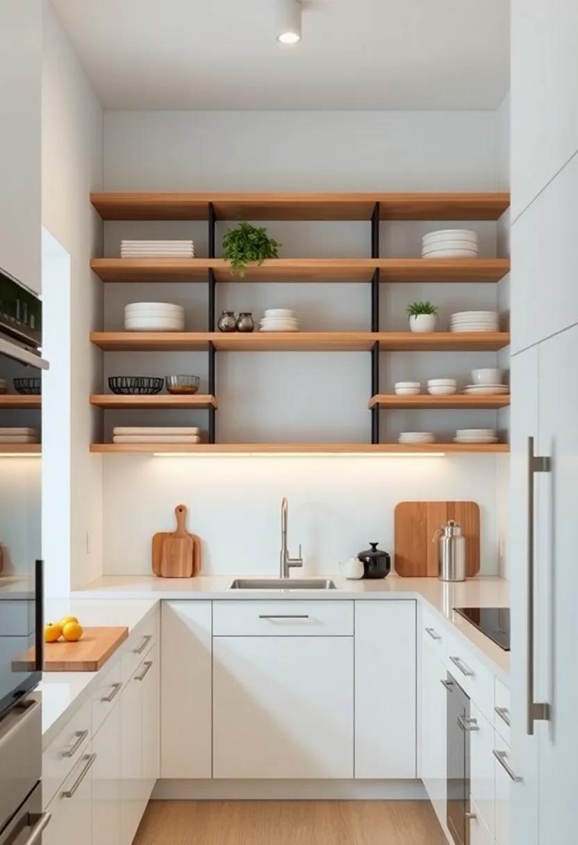 The Role of Open Shelving ⁤in Maximizing Galley Kitchen​ Appeal