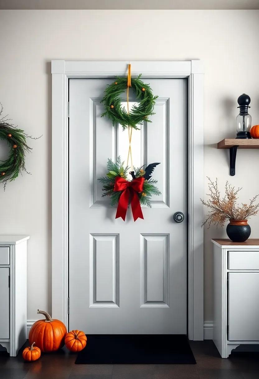 Bewitching ‌Wreaths: ⁢Adorning Your‌ Kitchen Door for the Holiday Spirit