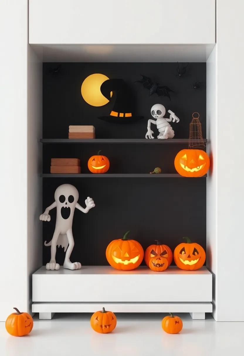 Creative Fridge Magnets Inspired by Halloween ⁤Ghouls and ‍Goblins