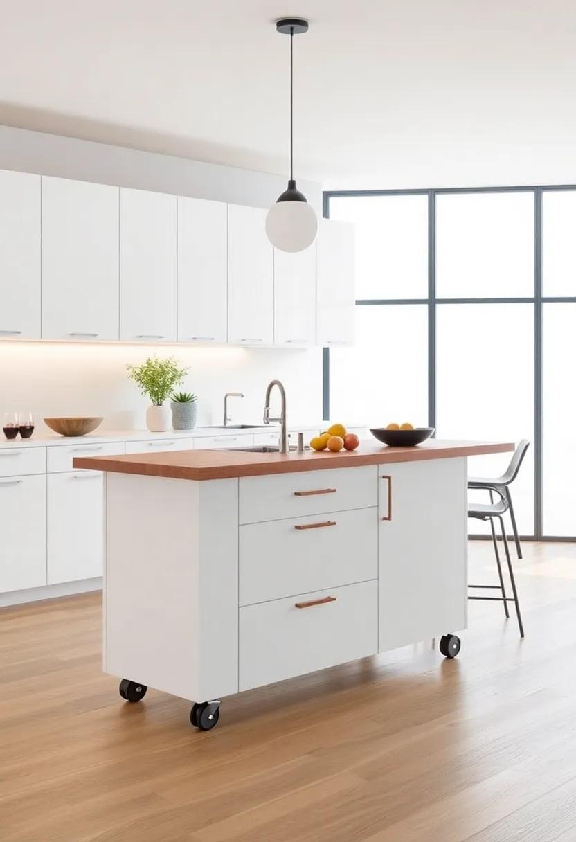 Portable Perfection: Rolling ⁢Kitchen Islands for Flexibility in⁤ Your‍ Culinary Space